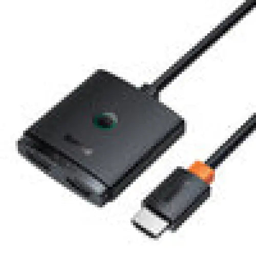 HDMI Switch Baseus with 1m Cable Cluster Black - Adapters connectors and converters<<<IT