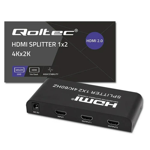 HDMI switch Qoltec 51797 Black - Адаптери<<<Компютър Кабели и адаптери<<<Компютри|