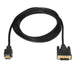 HDMI to DVI adapter Aisens A117-0090 Black 1,8 m - Компютър Кабели и адаптери<<<Компютри|