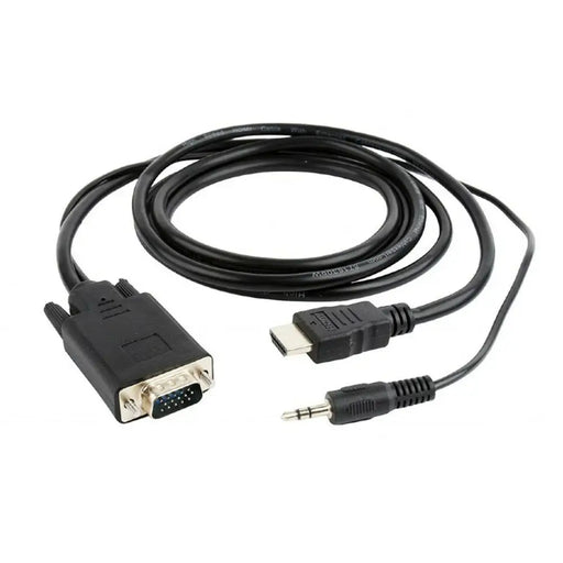 HDMI to VGA Adapter GEMBIRD CC-DP-HDMI-5M Black 5 m - Адаптери<<<Компютър Кабели и адаптери<<<Компютри|