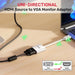 HDMI to VGA Adapter Unitek Y-6333C01 White - AdaptersKBA-ADA<<<Cables and adaptersKBA<<<ActionPL&&&Компютър Кабели и