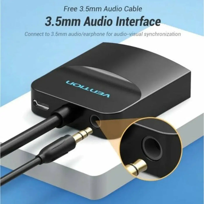 HDMI to VGA Adapter Vention 42154 Black 15 cm - Компютър Кабели и адаптери<<<Компютри|