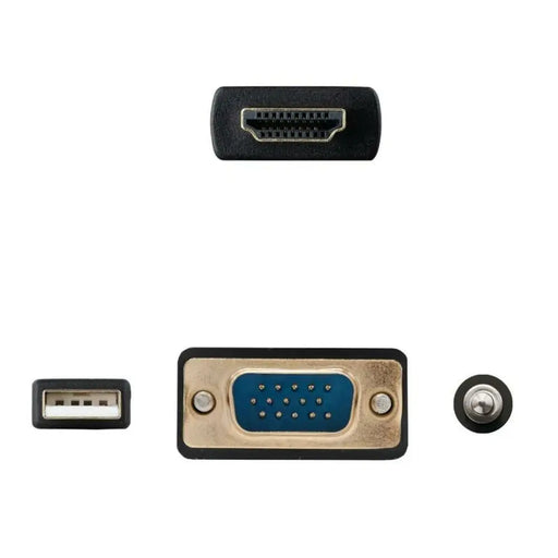 HDMI to VGA with Audio Adapter NANOCABLE 10.15.4350 1,8 m Black - Компютър Кабели и адаптери<<<Компютри|