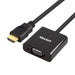 HDMI to VGA with Audio Adapter Unitek Y-6333 Black - Адаптери<<<Компютър Кабели и адаптери<<<Компютри|