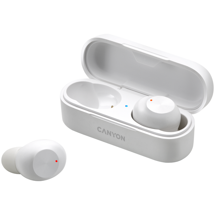 Headphones CANYON CNE-CBTHS1W - Аудио слушалки<<<Телевизори Аудио и видео<<<TechMart&&&Аудио слушалки<<<Телефони и