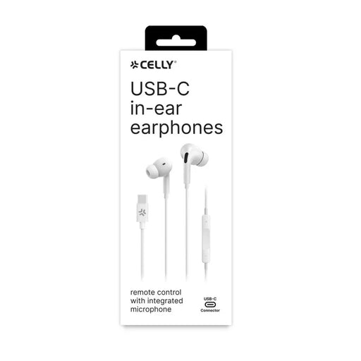 Headphones Celly UP1200TYPECWH White - Електроника Периферни и резервни части<<<Компютри|
