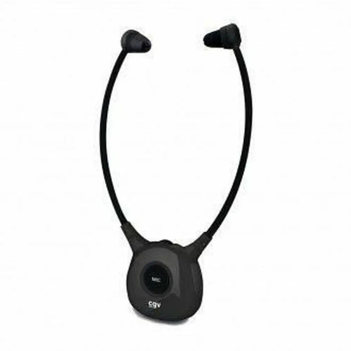 Headphones CGV DOLFIN ONYX Black - Електроника Периферни и резервни части<<<Компютри| Електроника<<<BigBuy&&&Микрофони