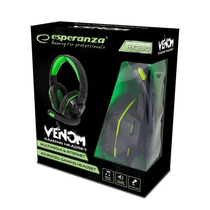 Headphones Esperanza EGH380 Blue Black - Микрофони и слушалки<<<Електроника Периферни и резервни части<<<Компютри|