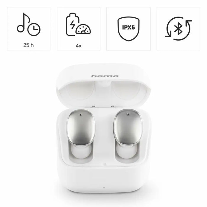 Headphones Hama 00184109 White - Електроника Периферни и резервни части<<<Компютри| Електроника<<<BigBuy&&&Микрофони и