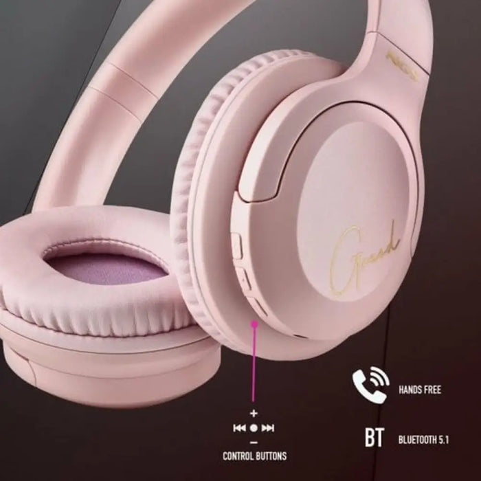 Headphones NGS ARTICAGREEDPINK Pink - Електроника Звук<<<Компютри| Електроника<<<BigBuy&&&Блуту слушалки<<<Електроника
