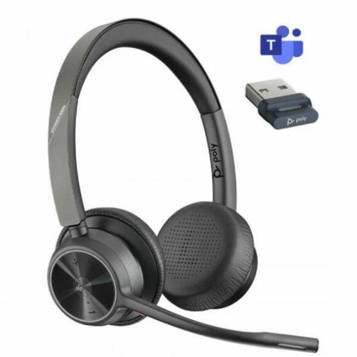 Headphones Poly 77Y98AA Black - Електроника Периферни и резервни части<<<Компютри| Електроника<<<BigBuy&&&Микрофони и