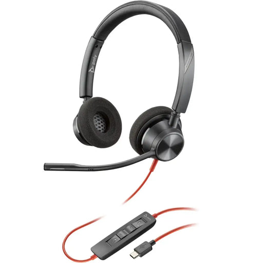 Headphones Poly BW 3320 Black - Електроника Периферни и резервни части<<<Компютри| Електроника<<<BigBuy&&&Микрофони и