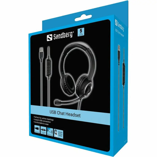 Headphones Sandberg 126-16 Black - Електроника Периферни и резервни части<<<Компютри| Електроника<<<BigBuy&&&Микрофони