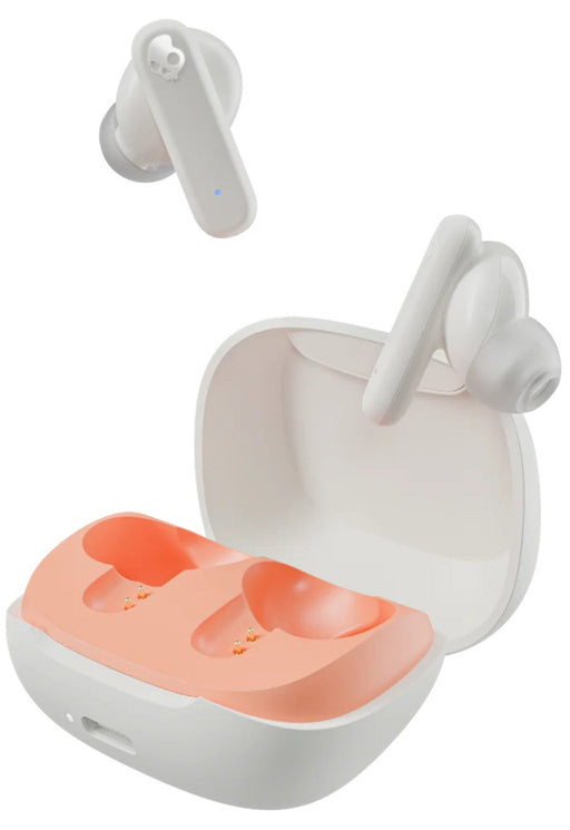 Headphones Skullcandy SMOKIN BUDS S2TAW-S951 BONE/ORANGE - Аудио слушалки<<<Телевизори Аудио и видео<<<TechMart&&&Аудио