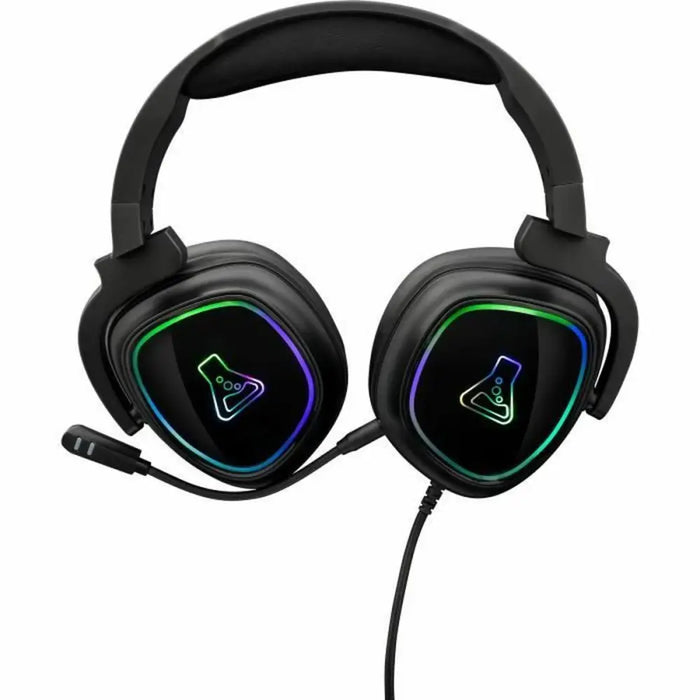 Headphones The G-Lab Black - Компютър Игри<<<Компютри| Електроника<<<BigBuy&&&Гейминг Слушалки<<<Компютър