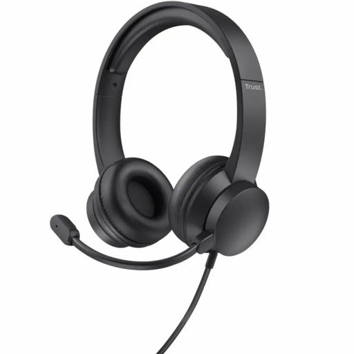 Headphones Trust HS-201 Black - Електроника Периферни и резервни части<<<Компютри| Електроника<<<BigBuy&&&Микрофони и