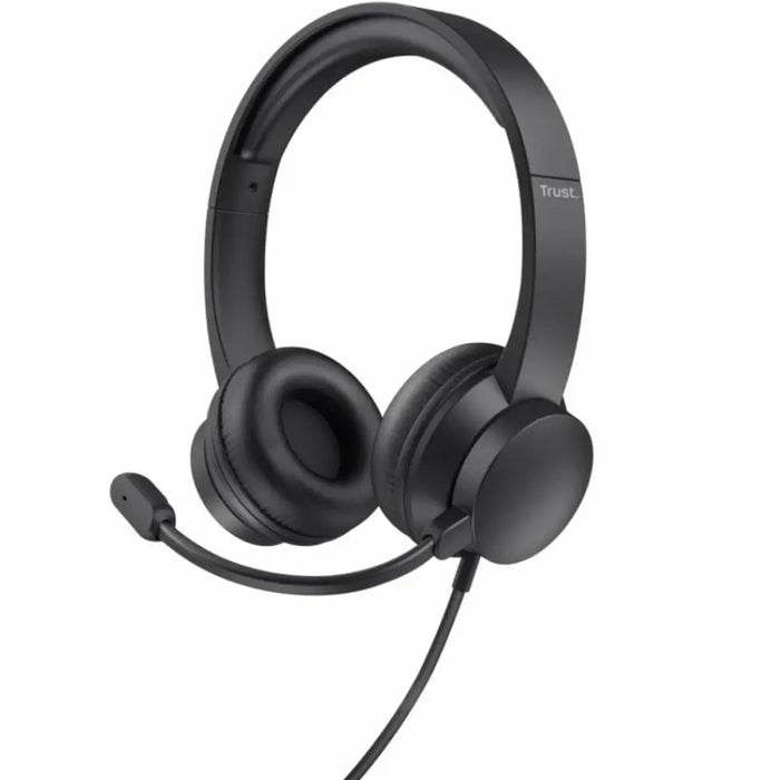 Headphones Trust HS-201 Black - Електроника Периферни и резервни части<<<Компютри| Електроника<<<BigBuy&&&Микрофони и