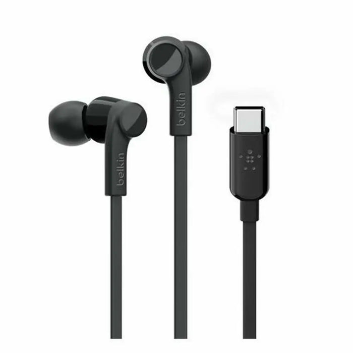 Headphones with Microphone Belkin G3H0002btBLK Black - Електроника Периферни и резервни части<<<Компютри|