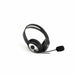 Headphones with Microphone CoolBox COO-AUM-01 Black Silver - Електроника Периферни и резервни части<<<Компютри|