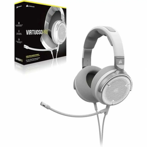 Headphones with Microphone Corsair White - Електроника Периферни и резервни части<<<Компютри|
