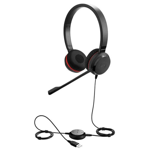Headphones with Microphone Jabra EVOLVE 30 II Black - Слушалки<<<Компютърна периферия<<<ValiAPI&&&Електроника Периферни