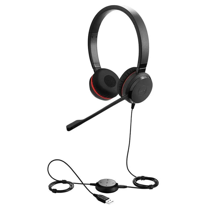 Headphones with Microphone Jabra EVOLVE 30 II Black - Слушалки<<<Компютърна периферия<<<ValiAPI&&&Електроника Периферни