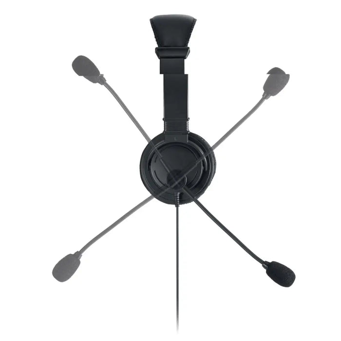 Headphones with Microphone Kensington Black - Електроника Периферни и резервни части<<<Компютри|