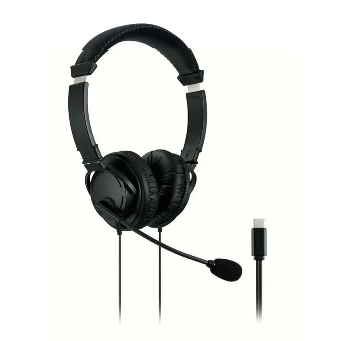 Headphones with Microphone Kensington Black - Електроника Периферни и резервни части<<<Компютри|