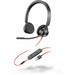 Headphones with Microphone Poly 3325 Black - Електроника Телефони и таблети<<<Компютри| Електроника<<<BigBuy&&&Слушалки
