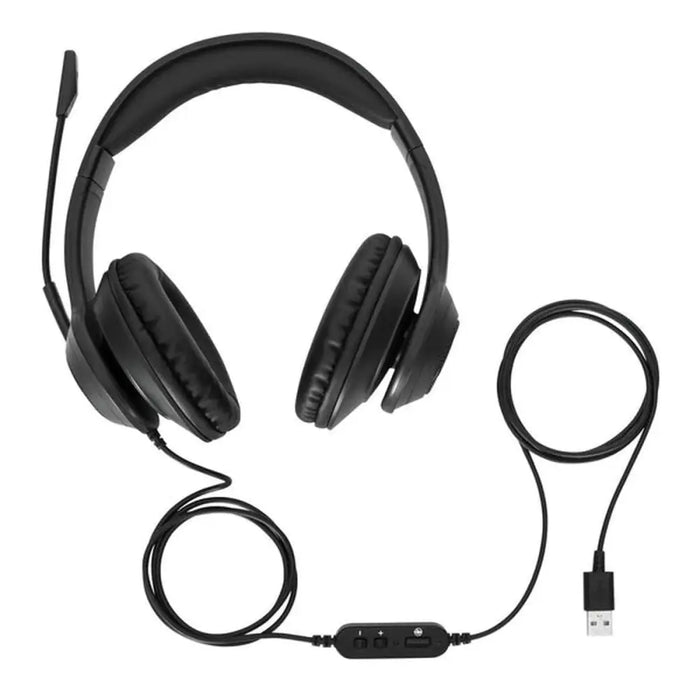 Headphones with Microphone Targus AEH102GL Black - Електроника Телефони и таблети<<<Компютри|