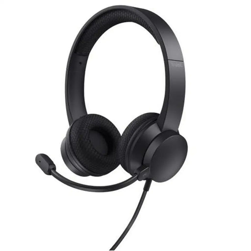 Headphones with Microphone Trust HS-201 Black - Електроника Телефони и таблети<<<Компютри|