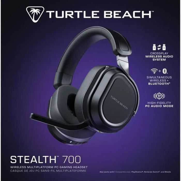 Headphones with Microphone Turtle Beach Stealth 700PC Black - Електроника Периферни и резервни части<<<Компютри|