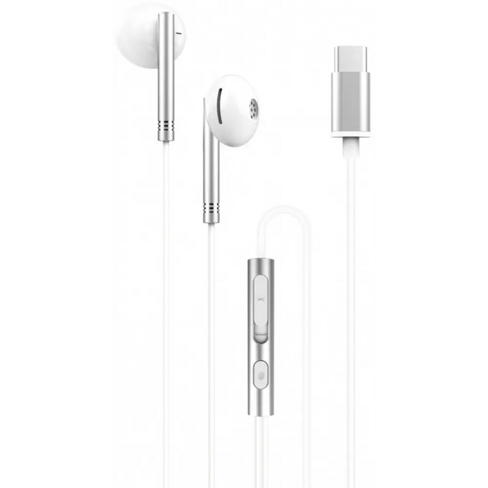 Headphones XO EP29 Metal Type-C Silver - Аудио слушалки<<<Телевизори Аудио и видео<<<TechMart&&&Аудио