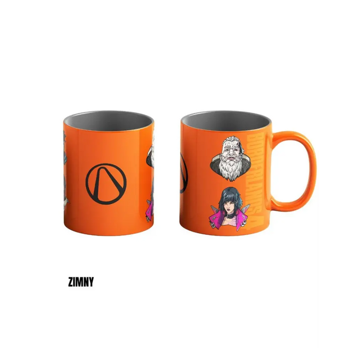 Heat Reveal Mug Good Loot Borderlands 4 - Hunters Icon 450 ml Orange Grey - MugsGDG-KUB<<<Gadgets
