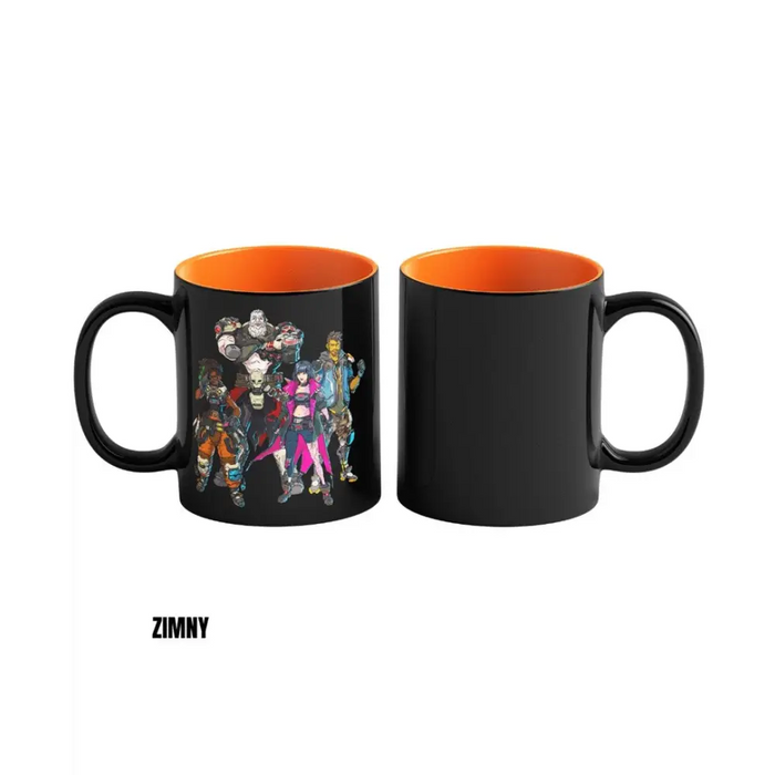 Heat Reveal Mug Good Loot Borderlands 4 - Vault Keeper Glitch 450 ml Black Orange - MugsGDG-KUB<<<Gadgets