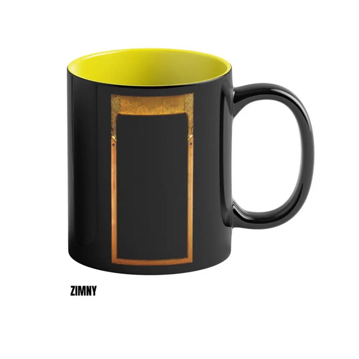 Heat Reveal Mug Good Loot Cyberpunk 2077 Game Art Chronicles - Judy & Gustav Klimt 450 ml Black Yellow