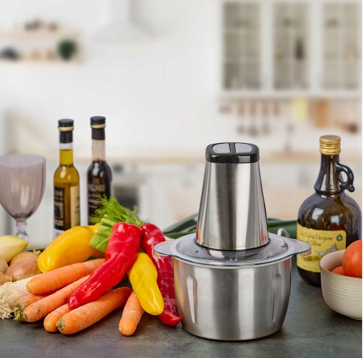 Shredder electric chopper for fruit, vegetables and ice steel 500 W.