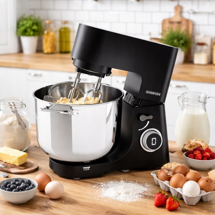 HEINRICH'S HKM 8150 Stand Mixer 2500 W 15 L Black