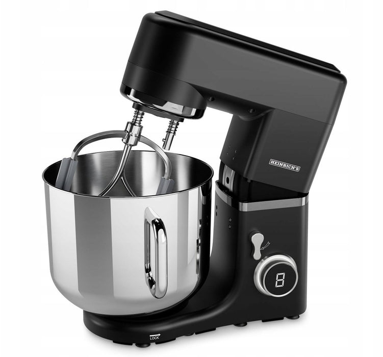 HEINRICH'S HKM 8120 Stand Mixer 1800 W 12 L Black