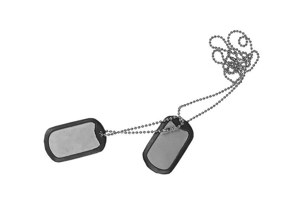 Stainless steel dog tag, Helikon
