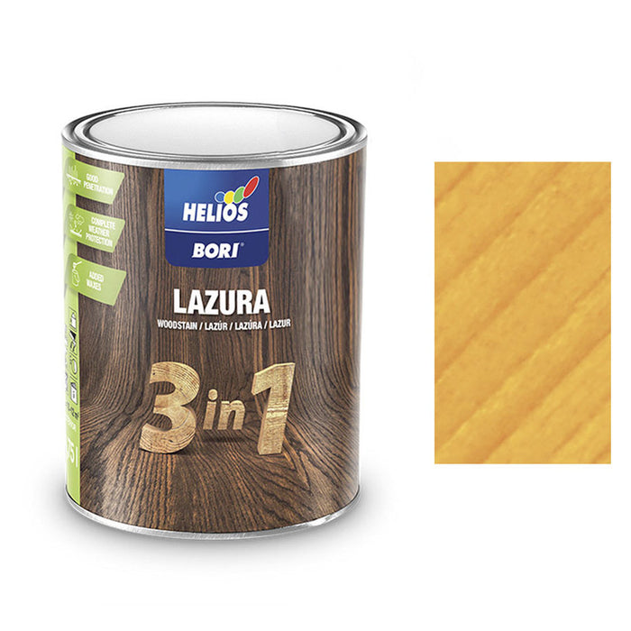 ALKYD LACQUER FOR WOOD 3B1 PINE 750 ML HELIOS BORI