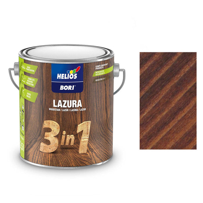 ALKYD LACQUER FOR WOOD 3B1 CHERRY 2.5 L HELIOS BORI