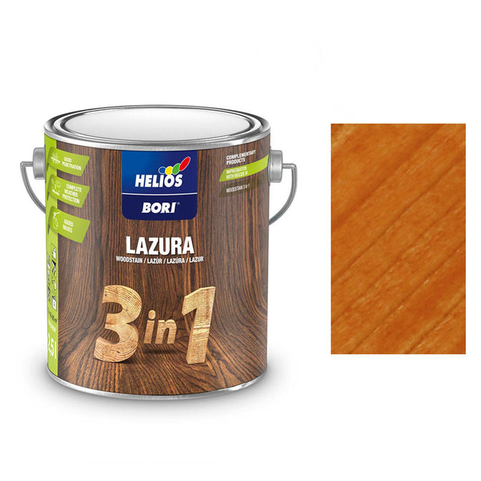 ALKYD LACQUER FOR WOOD 3B1 LARCH 2.5 L HELIOS BORI