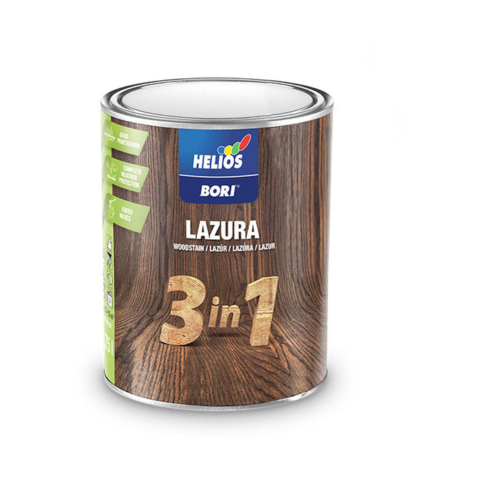 ALKYD LACQUER FOR WOOD 3B1 OAK 750 ML HELIOS BORI
