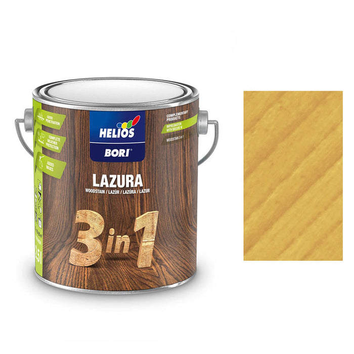 ALKYD LACQUER FOR WOOD 3B1 OAK 2.5 L HELIOS BORI