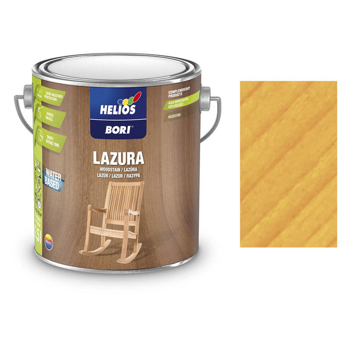 WATER-SOLUBLE VARNISH WITH UV BORON 2.5 L HELIOS BORI