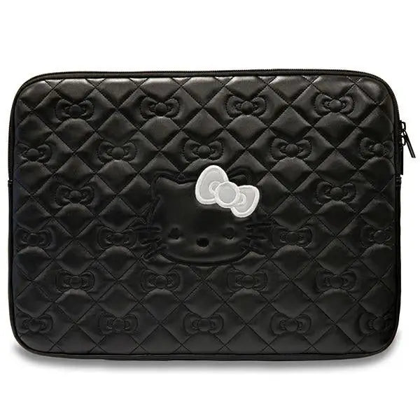 Hello Kitty Zip PU Quilted Bows case for a 14’’ laptop - black - Laptop bags<<<HurtelXML
