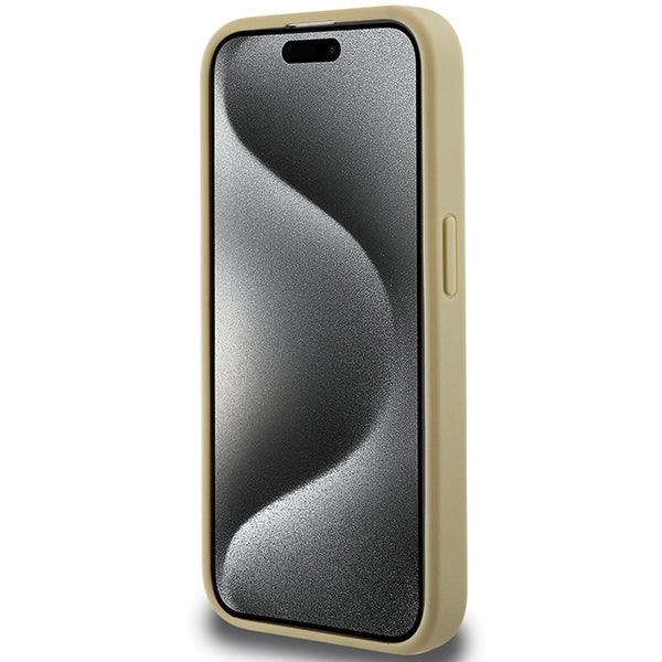 Hello Kitty Leather Kitty Head MagSafe case for iPhone 13 Pro Max - gold