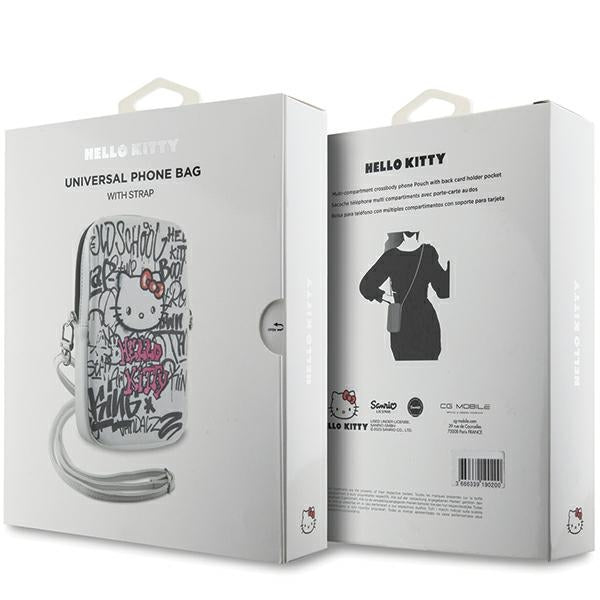 Hello Kitty Graffiti Kitty Head bag - white