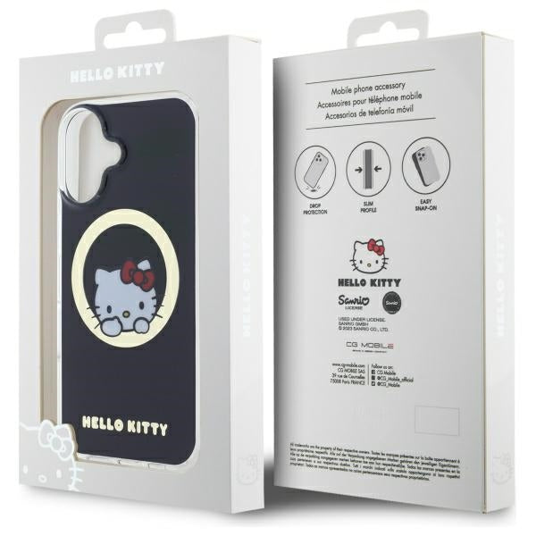 Hello Kitty IML Sweet Kitty Magsafe iPhone 16 Case - Black